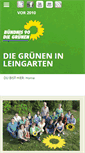 Mobile Screenshot of gruene-leingarten.de
